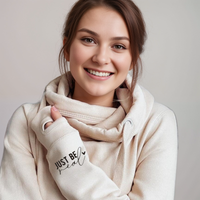 “You Don’t Have to Be Perfect” Cowl-Neck Hoodie