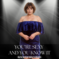 CRUSHED VELVET OFF SHOULDER DRESS