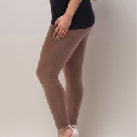High-Waisted Plain Leggings