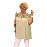 RUFFLED NECKLINE OFF SHOULDER PRETTY TOP / BLOUSE