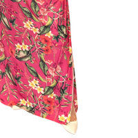 TROPICAL PRINT STRAPPY MAXI DRESS
