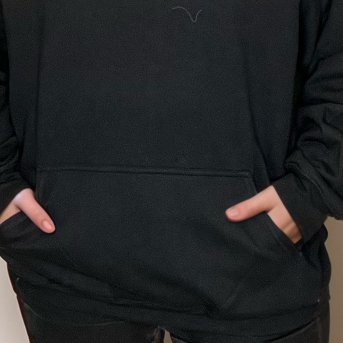 RockThoseCurves Signature Silver Diamante “R” Cotton Hoodie
