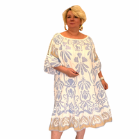 Crochet Sleeve Off-Shoulder Gypsy Dress