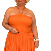 ROCKTHOSECURVES STRETCHY HALTERNECK BOOB TUBE JUMPSUIT