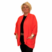 Open Front Loose Fitting Jacket