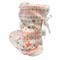 Soft furry lined slipper boots - soft feel