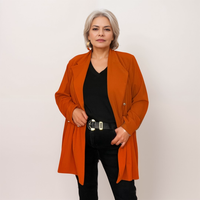 DOUBLE BREASTED LONG LENGTH BLAZER / JACKET