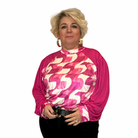 ROCKTHOSECURVES TURTLE NECK LONG SLEEVE LOOSE FITTING BLOUSE