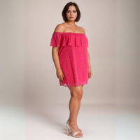 ROCKTHOSECURVES LACE LONG LENGTH BARDOT OFF SHOULDER TOP / DRESS