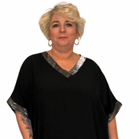 ROCKTHOSECURVES SUPER SOFT SHIMMER EDGE SHORT SLEEVE TOP / BLOUSE
