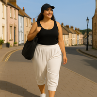 3/4 Length Capri Harem Pants