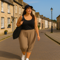 3/4 Length Capri Harem Pants