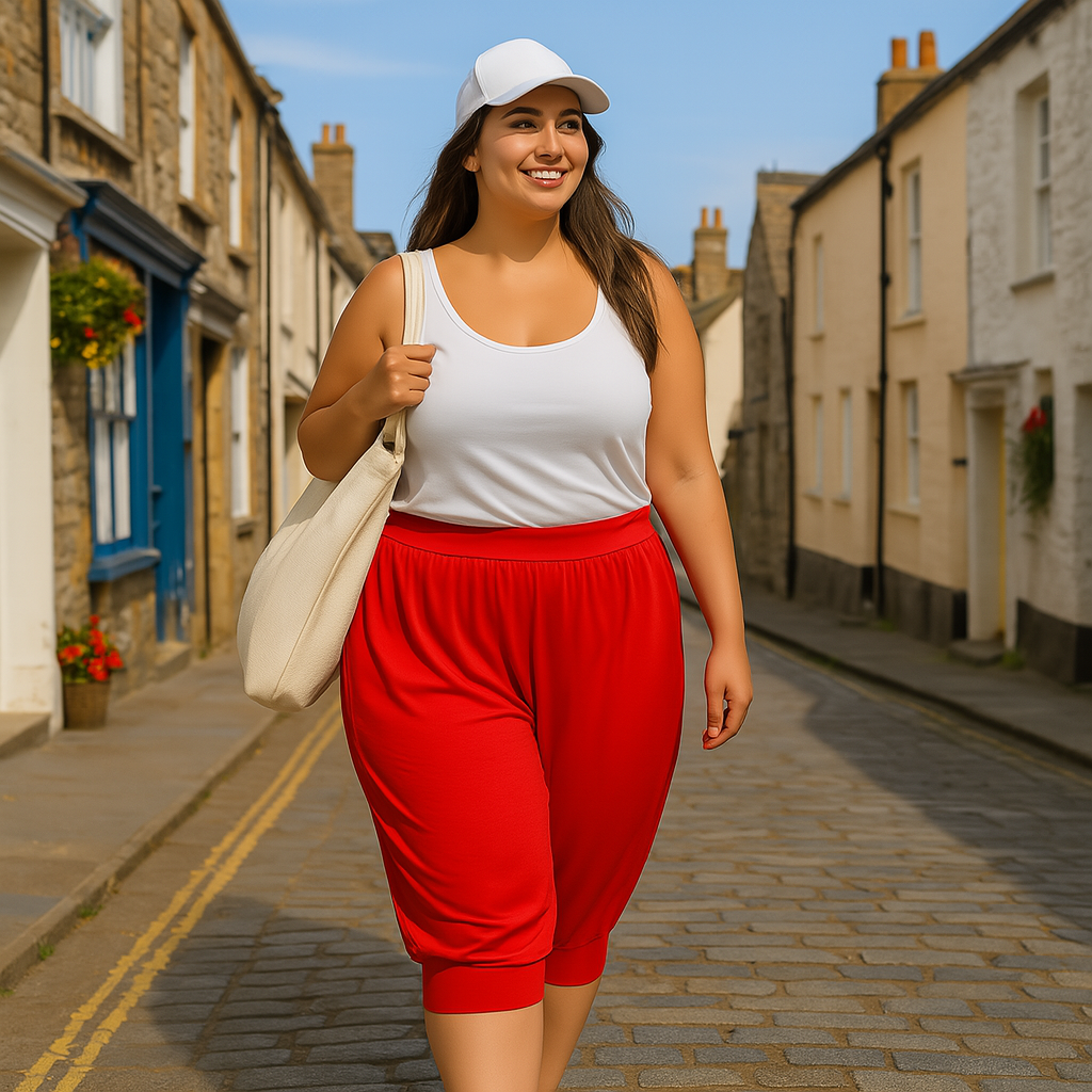3/4 Length Capri Harem Pants