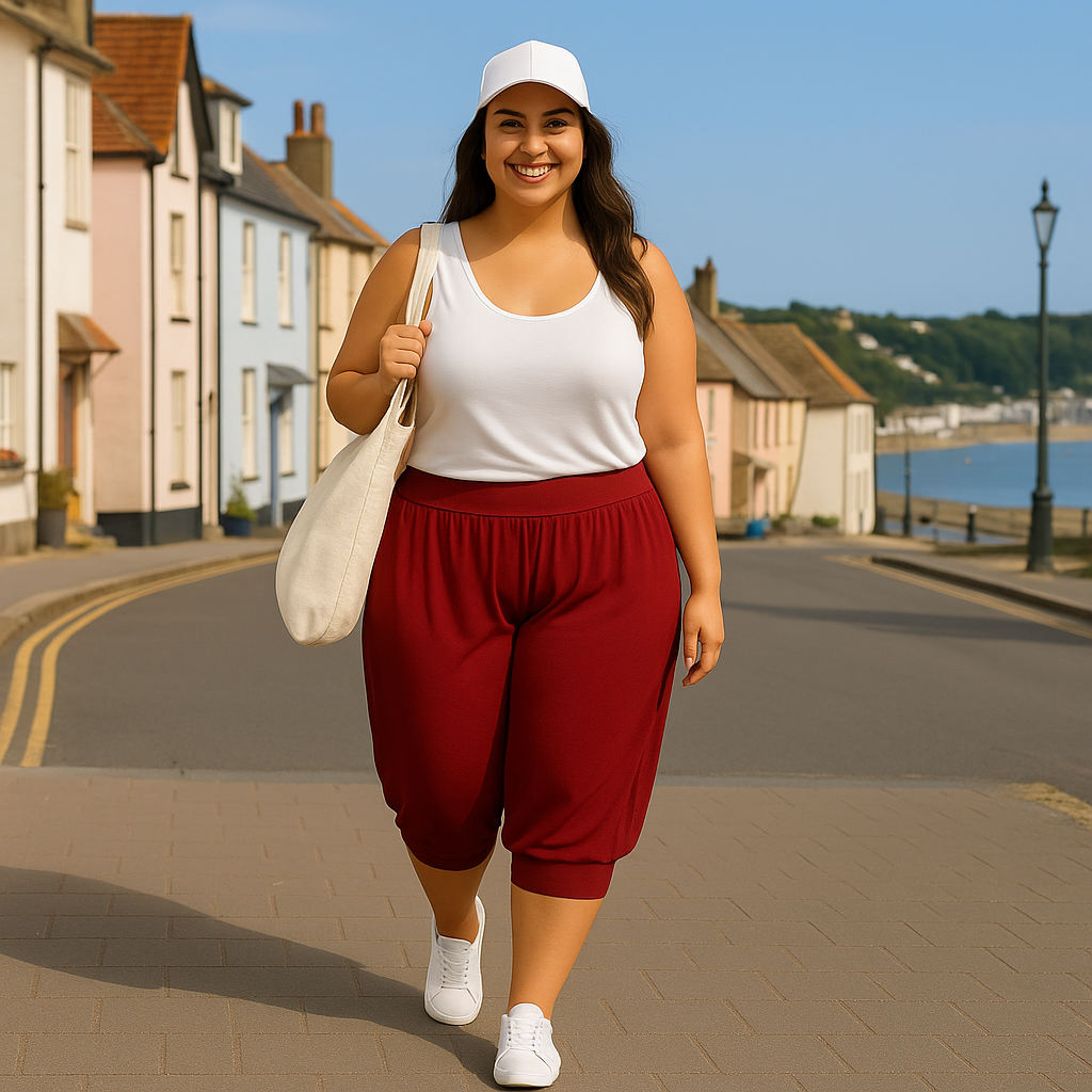 3/4 Length Capri Harem Pants