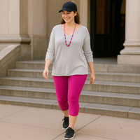 3/4 Capri High Waist Leggings