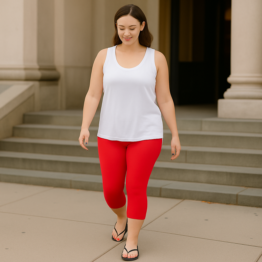 3/4 Capri High Waist Leggings