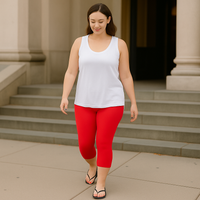 3/4 Capri High Waist Leggings