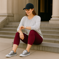 3/4 Capri High Waist Leggings