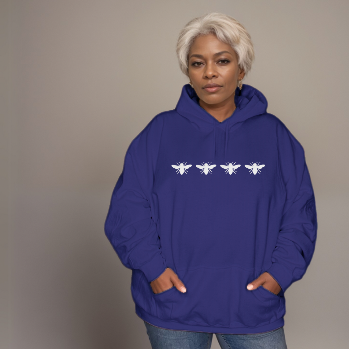 4 Bees Premium Cotton Hoodie