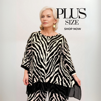 ROCKTHOSECURVES ANIMAL PRINT 3/4 SLEEVE TOP WITH CHIFFON HANKY HEM