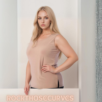 Viscose Sleeveless Cut Side Vest / T-shirt