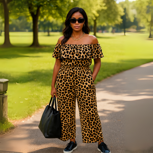 Bardot Wide Leg Jumpsuit With Pockets