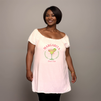 “Margarita Time” Off-Shoulder Gypsy Top