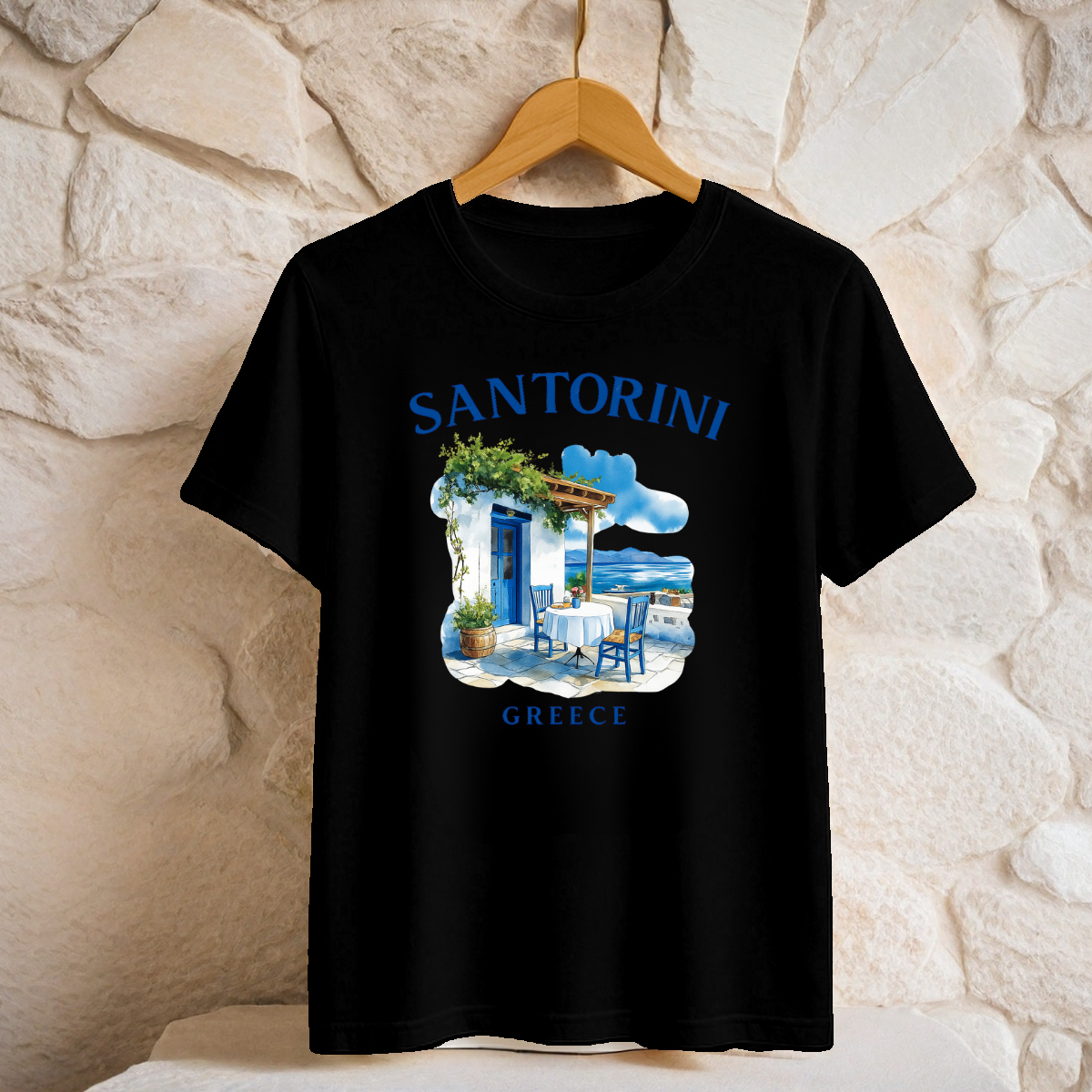 Santorini Premium Cotton T-shirt