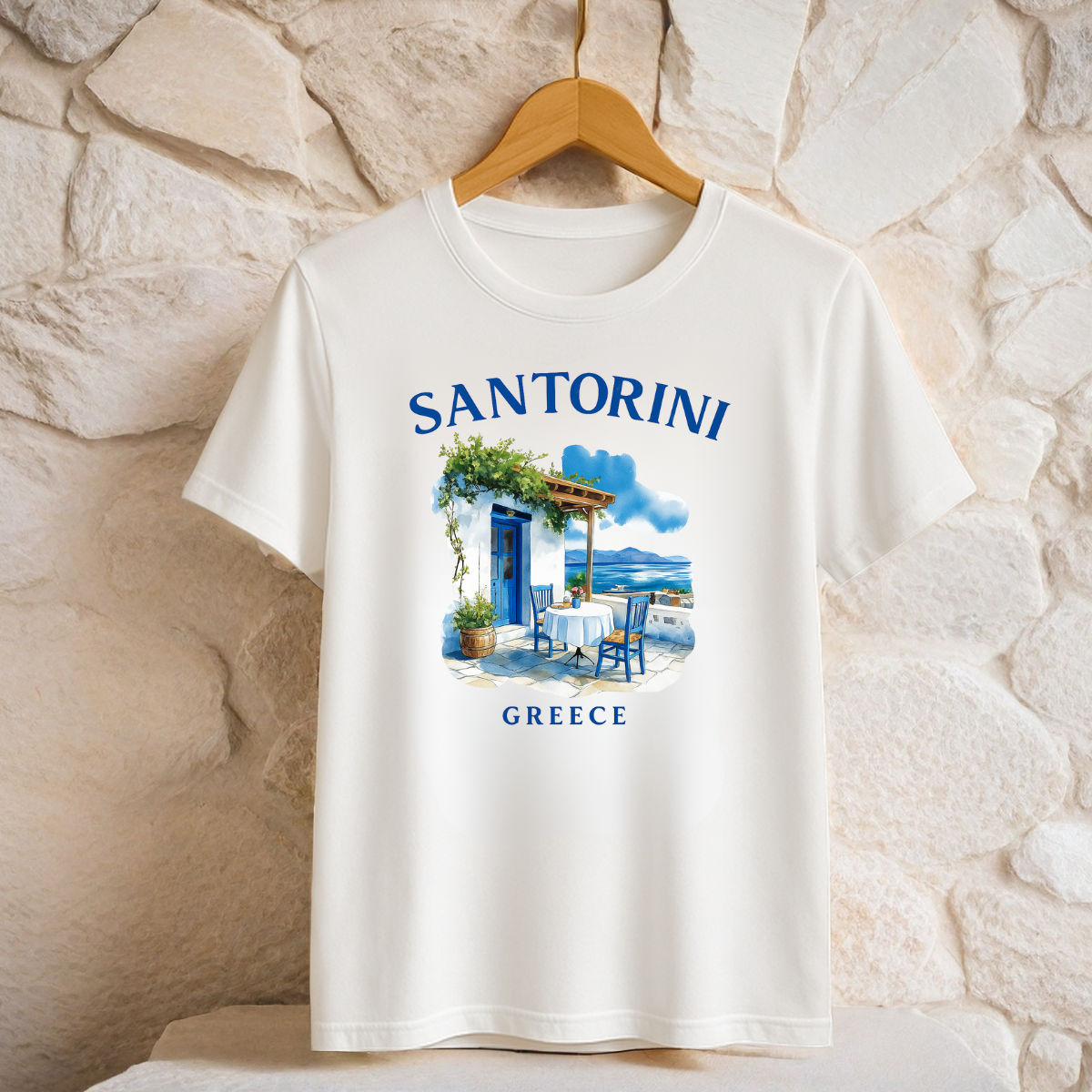 Santorini Premium Cotton T-shirt