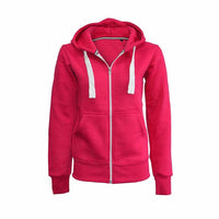 ZIP UP HOODIE PLUS SIZE JACKET