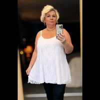 STRAPPY LACE CAMI TOP / SWING TOP VEST