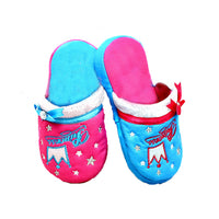 Childrens Princess crown open back slippers