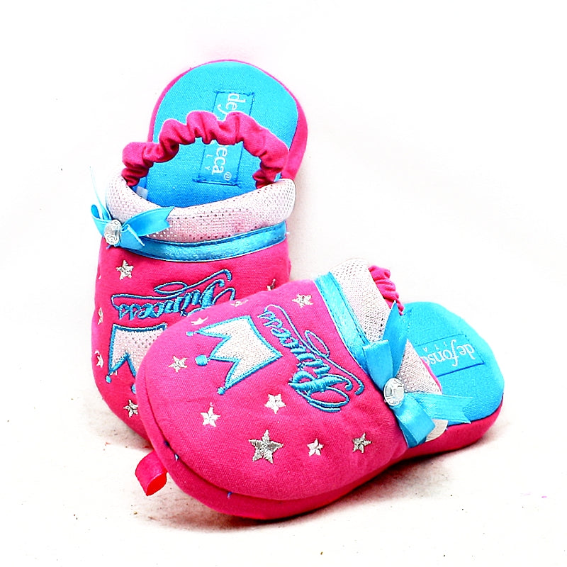 Childrens Princess crown open back slippers