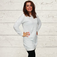 Oversized jumper / hoodie with distressed effect