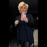 Long Jacket Blazer with Double zips and tie belt