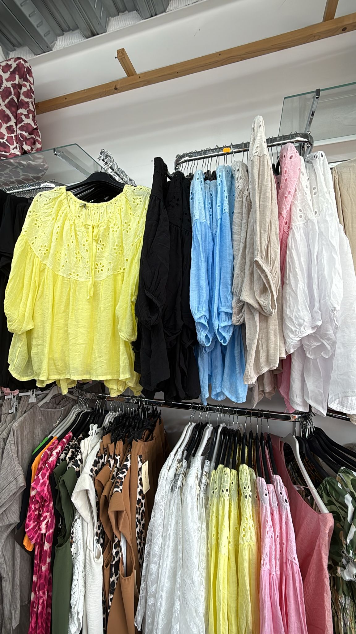 Loose fitting cotton blouse