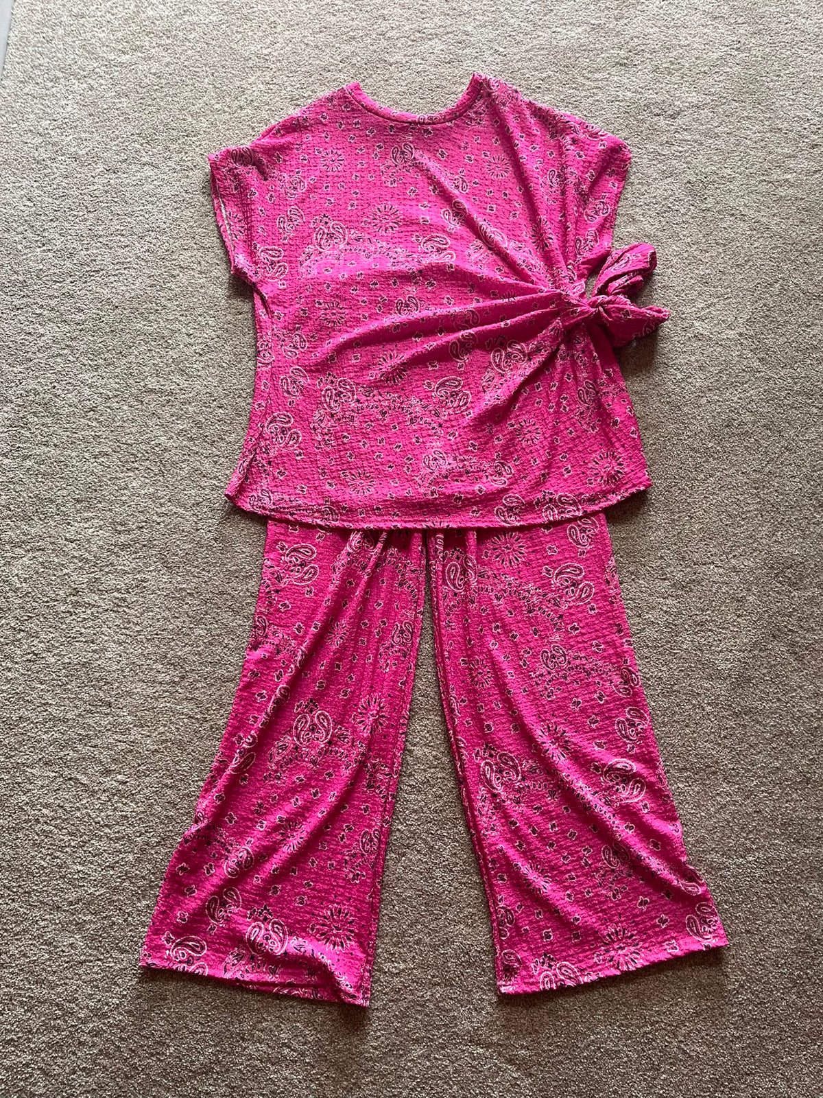 2 pieces set with side tie