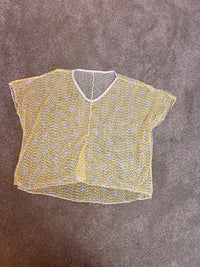 spotty netted jumper