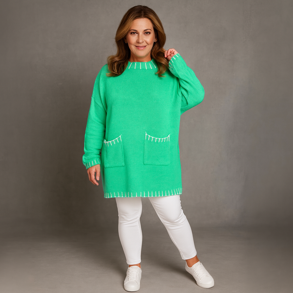 Turtle Neck Long Jumper Dress