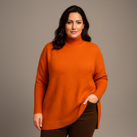 Turtle Neck Super Soft Fitted Sleeve Oversized Jumper