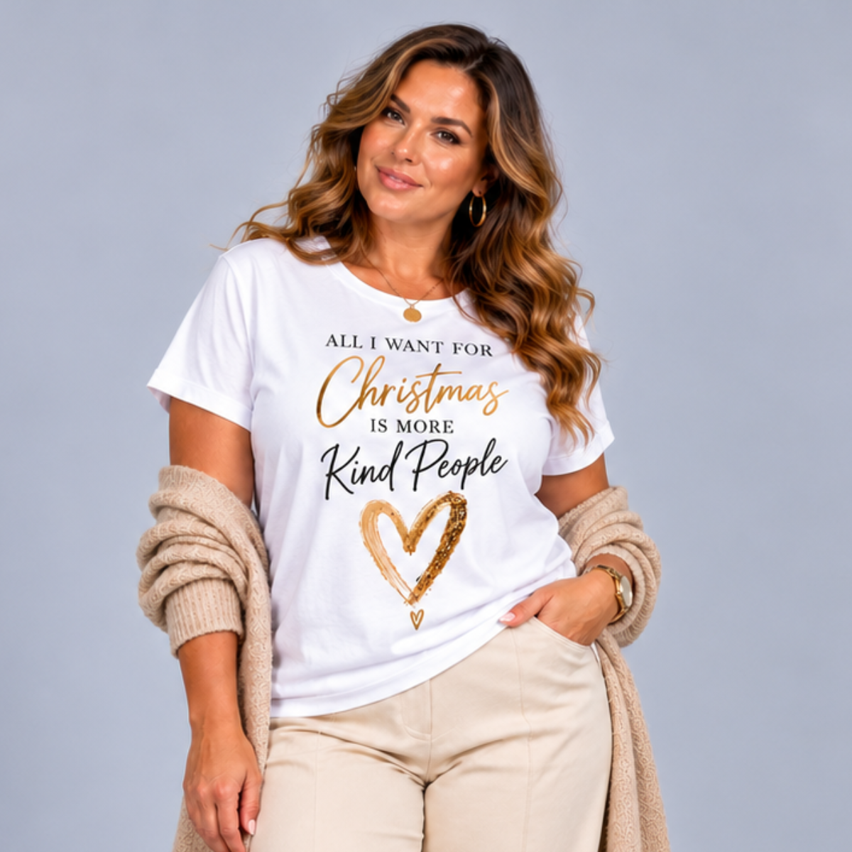 Premium Cotton Christmas Be Kind T-Shirt