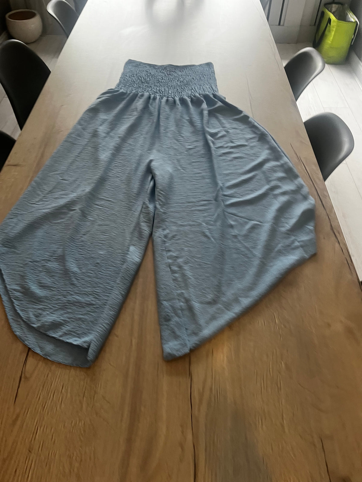 shearing jump suit baggy legs