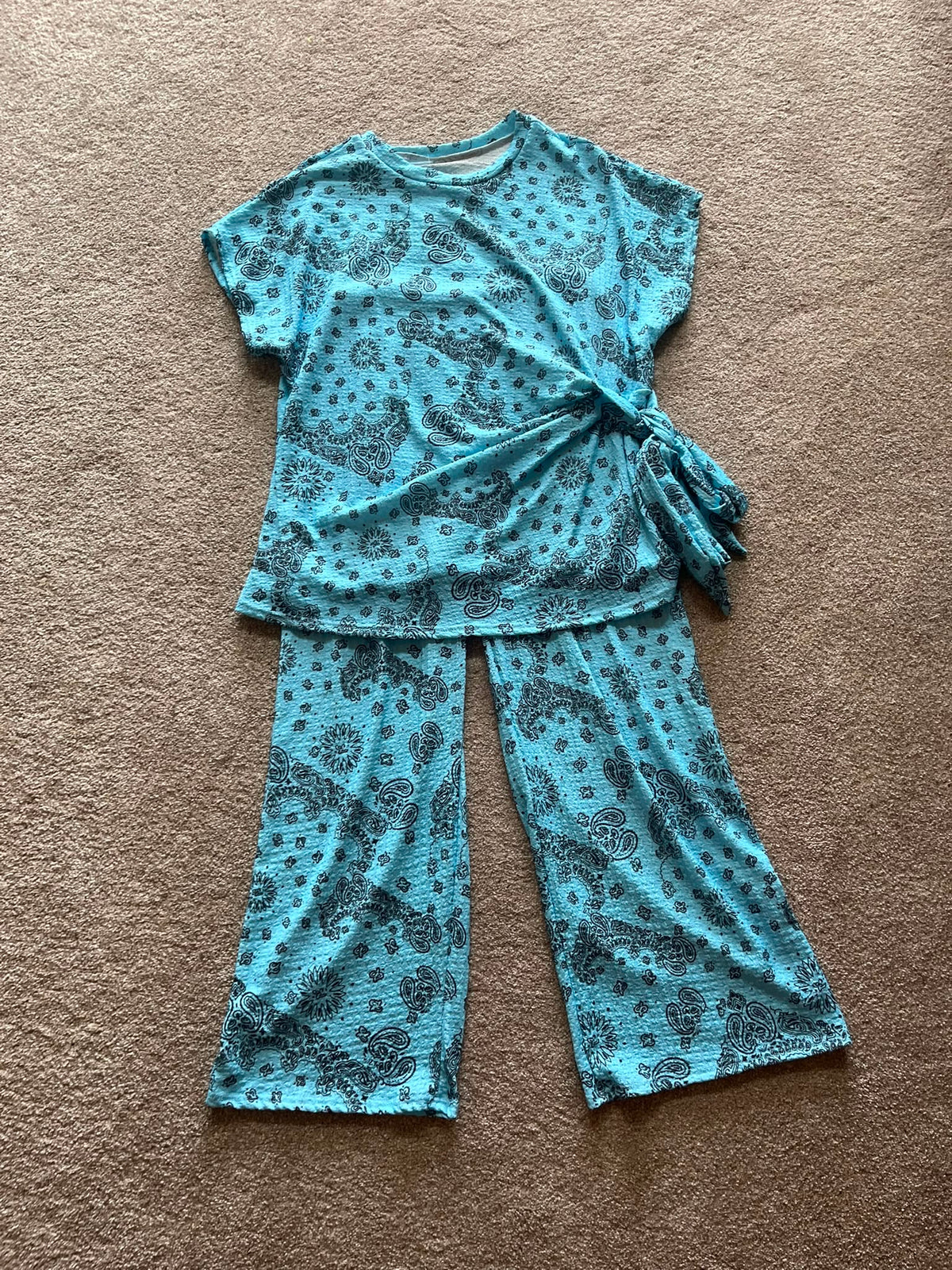 2 pieces set with side tie