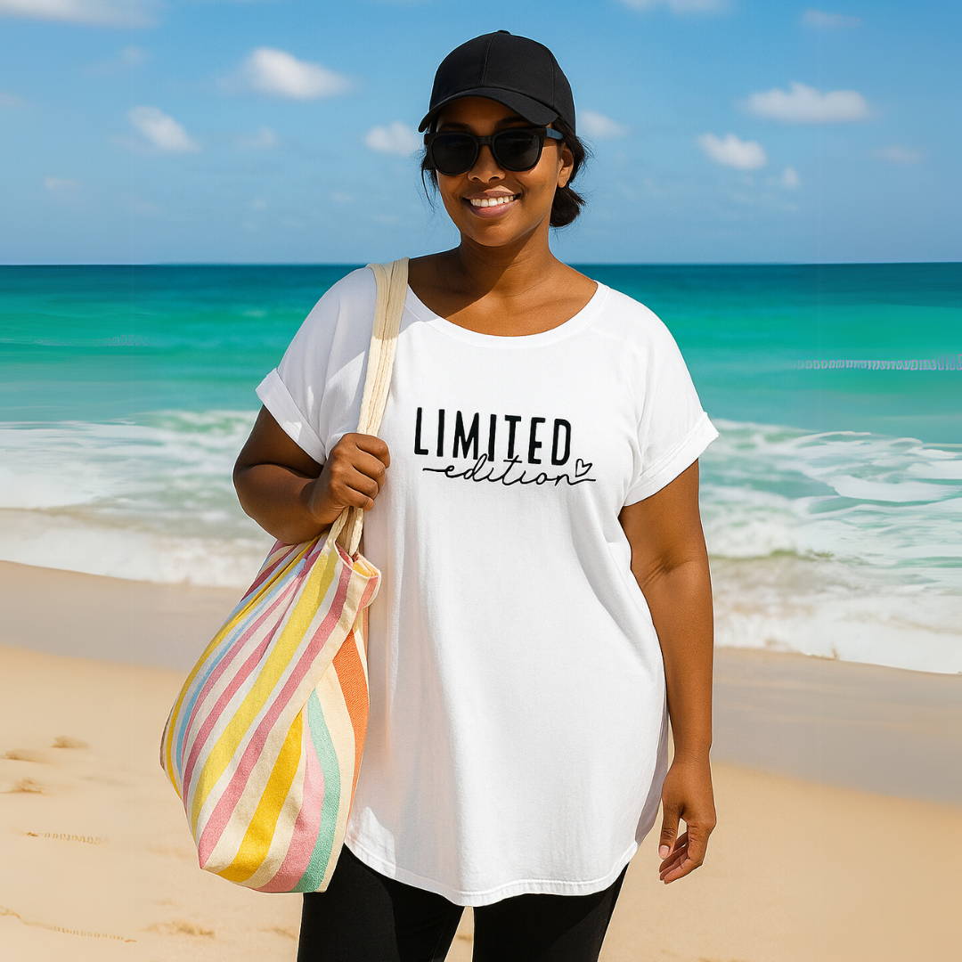 Limited-Edition Dipped-Hem T-Shirt