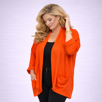 Open Front Loose Fitting Jacket