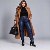 Faux Leather Very Stretchy Magic Trousers / Jeans