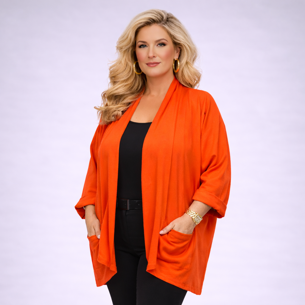 Open Front Loose Fitting Jacket