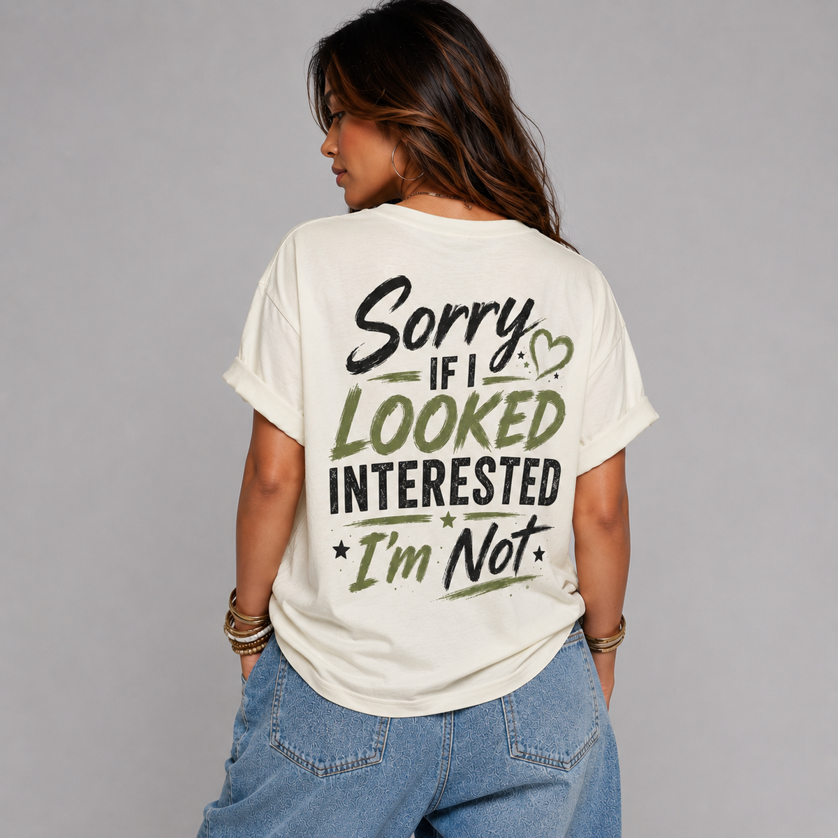 not interested tshirt