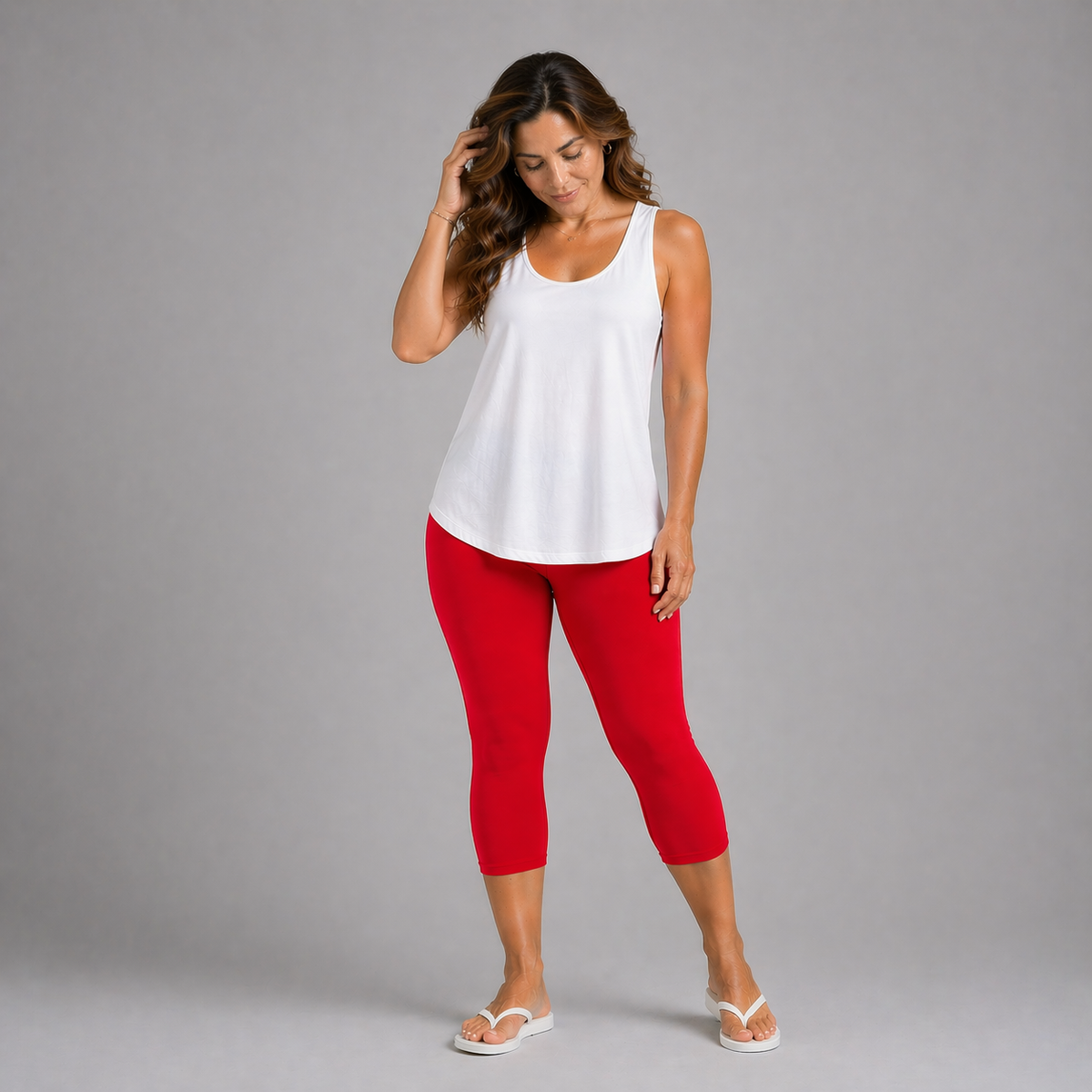 3/4 Capri High Waist Leggings
