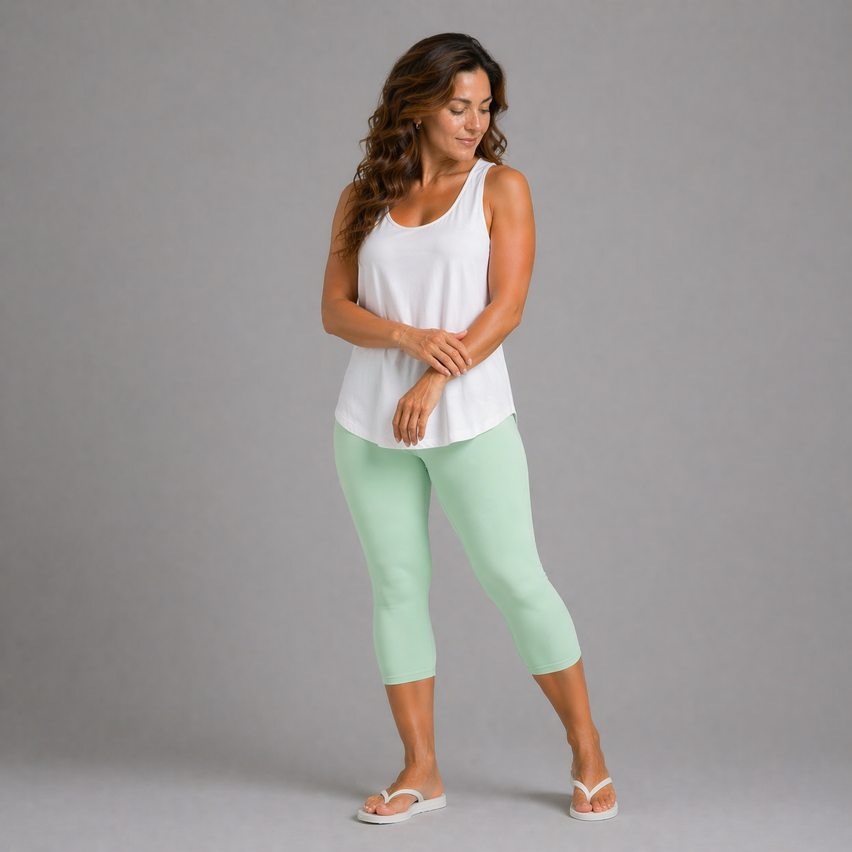 3/4 Capri High Waist Leggings